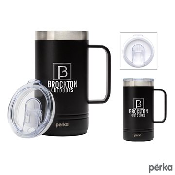 12 Custom Perka Wayfarer 24 oz 304 Double Wall Stainless Steel Mug ...