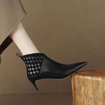 CHIKO Aaliyah Pointy Toe Stiletto Ankle Boots