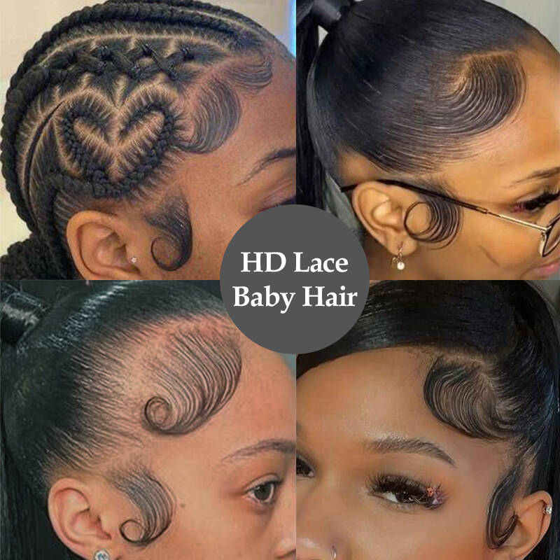 HD Lace Baby Hair Edge Reuseable / ISEE HAIR