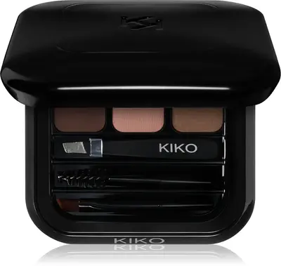 KIKO Milano Expert kit for perfect eyebrows color 02 brown 2.4 g