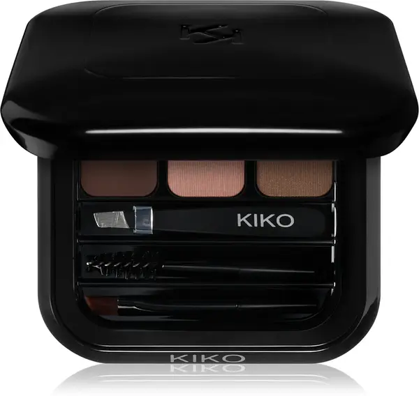KIKO Milano Expert kit for perfect eyebrows color 02 brown 2.4 g