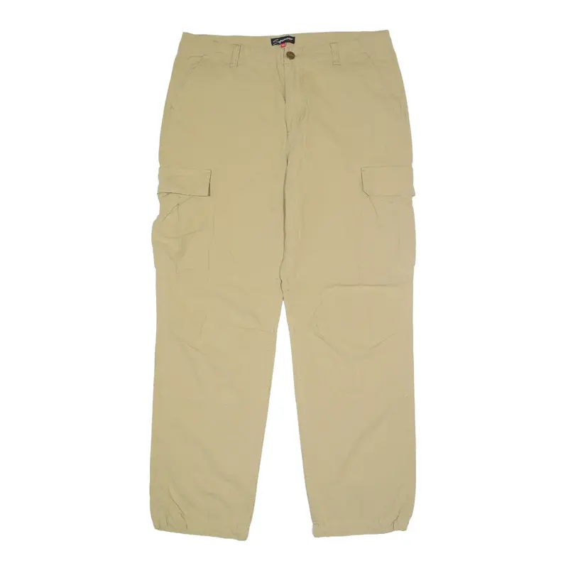 SUPERCREW Cargo Trousers Beige Regular Straight Mens W32 L30