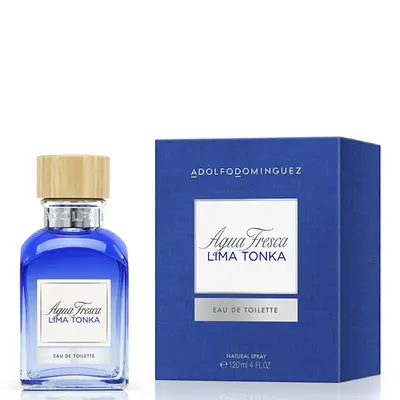 Adolfo Dominguez Agua Fresca Lima Tonka Eau De Toilette for Men 120ml