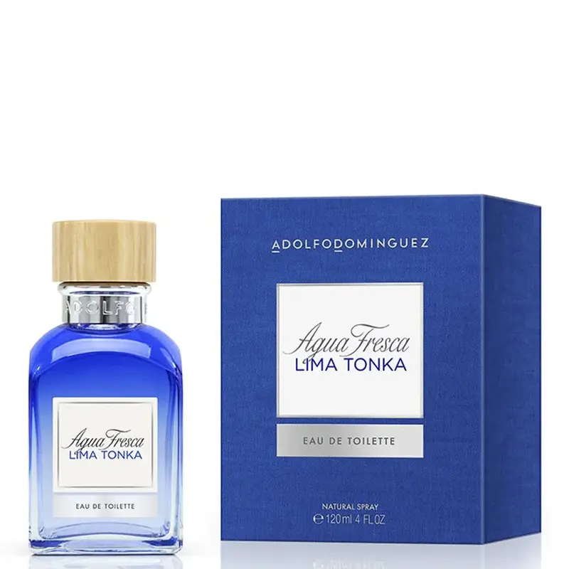 Adolfo Dominguez Agua Fresca Lima Tonka Eau De Toilette for Men 120ml