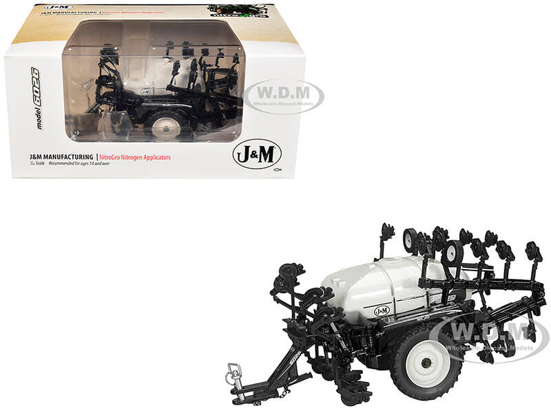 J&M Manufacturing 6026 NitroGro Nitrogen Applicator Black 1/64 Diecast Model by SpecCast