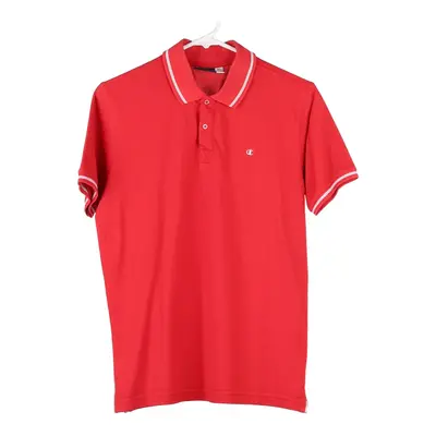 Age 13-14 Champion Polo Shirt - XL Red Cotton
