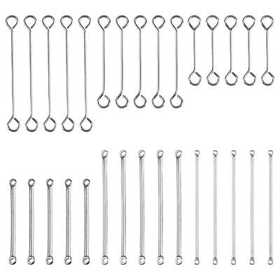 120Pcs 6 Styles 304 Stainless Steel Connector Charms