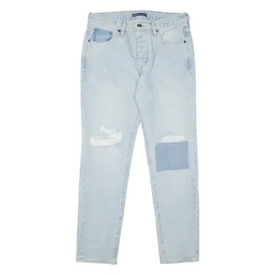 LEVI'S Made & Crafted Distressed Womens Jeans Blue Slim Tapered W28 L27