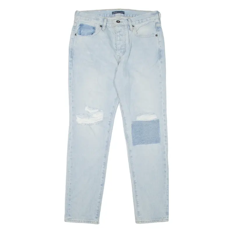 LEVI'S Made & Crafted Distressed Womens Jeans Blue Slim Tapered W28 L27