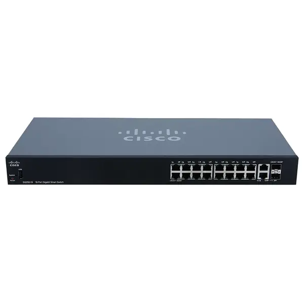 SG250-18 Cisco SM 250 Series 16 x Ports + 2 x Ports Combo SFP Switch