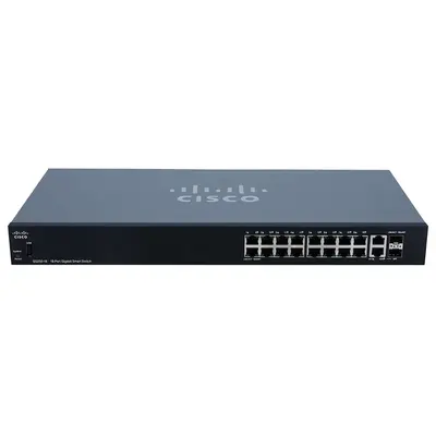 Cisco SG250-18 | Small Business 250 Series 16 x Ports 10/100/1000Base-T + 2 x Ports Combo SFP Rack-Mountable Layer 3 Managed ...
