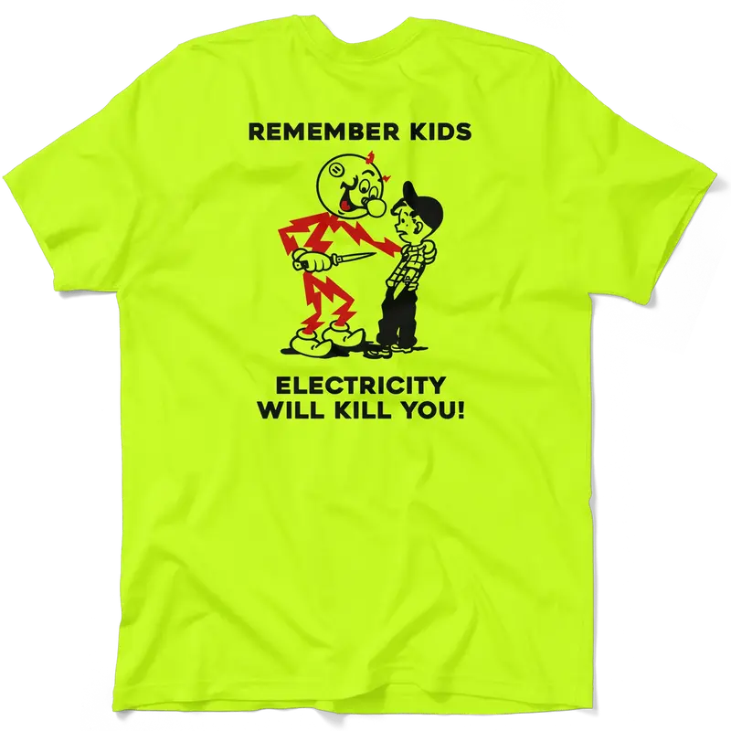 Remember Kids - Safety Yellow T-Shirt