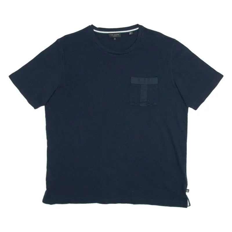 TED BAKER Mens T-Shirt Blue L