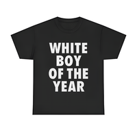 White Boy of The Year Shirt Unisex Crewneck Shirt Unisex Hoodie Unisex Apparel Relaxed Fit Printed in The USA Full Sizes for ...