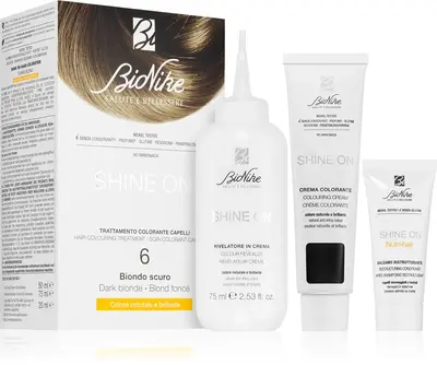 BioNike SHINE ON permanent hair dye color 6 dark blonde 1 pc
