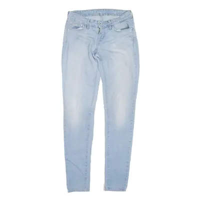 LEVI'S Demi Curve Mid Rise Jeans Blue Denim Slim Skinny Womens W25 L32