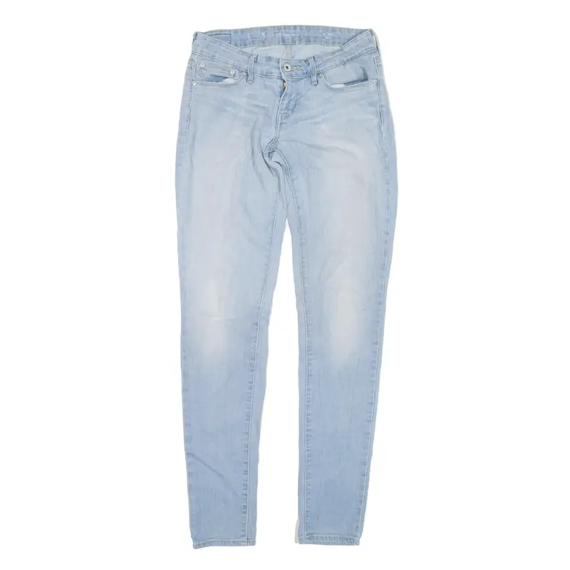 LEVI'S Demi Curve Mid Rise Jeans Blue Denim Slim Skinny Womens W25 L32