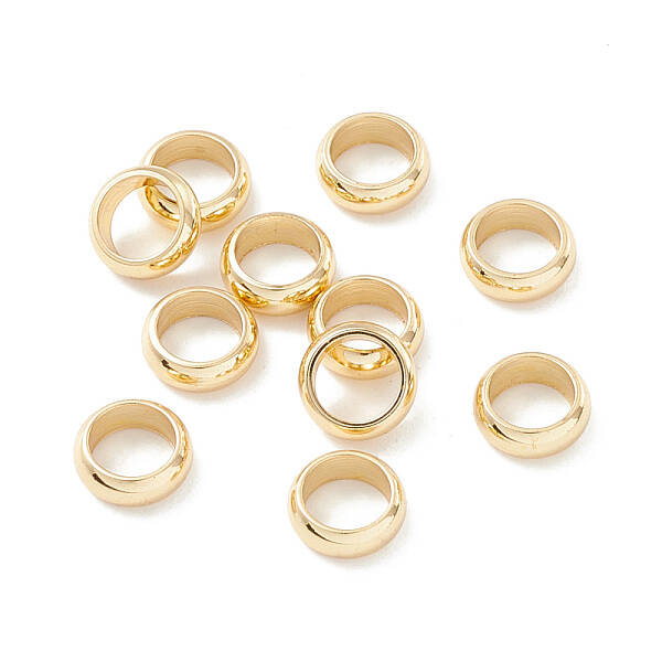201 Stainless Steel European Large Hole Beads
