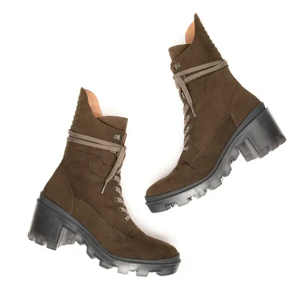 Hudson Vegan Chunky Combat Boot | Size: Women's Size 8/Men's Size 6.5 | Color: Olive