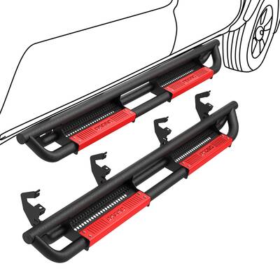 OEDRO® Running Boards for 2019-2025 Chevy Silverado/GMC Sierra 1500 Crew Cab, 2020-2025 Silverado/Sierra 2500HD 3500HD Crew ...