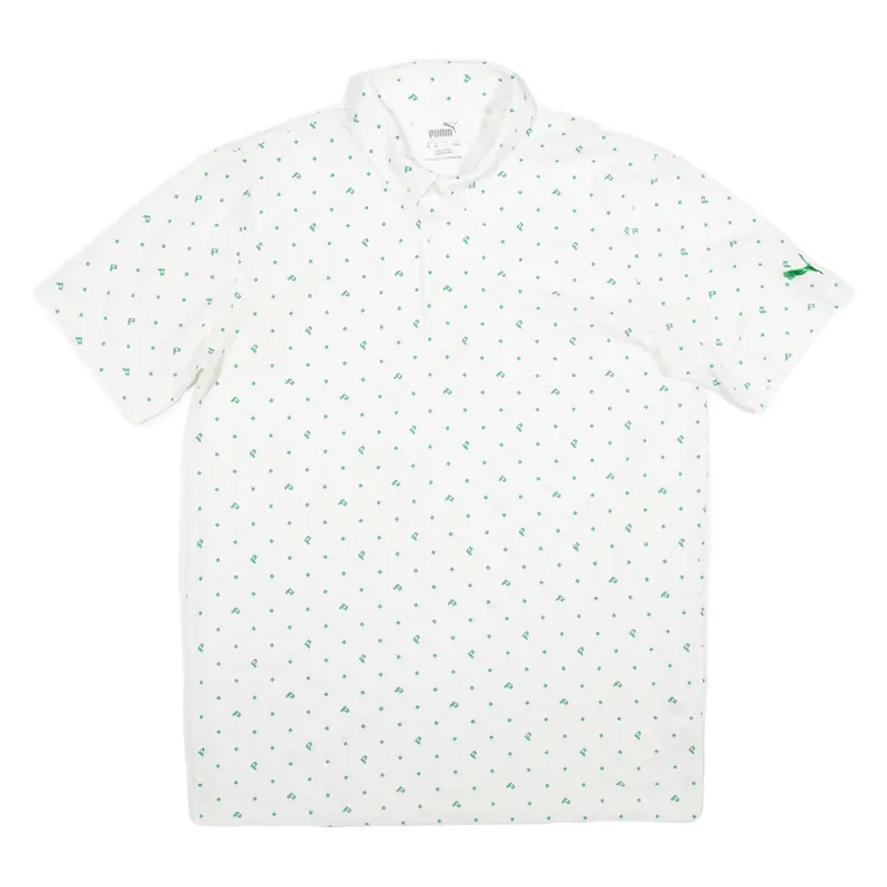 PUMA Mens Polo Shirt White M