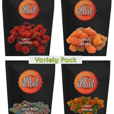Spicy & Sour Gushers w Gummy Bears Variety Pack