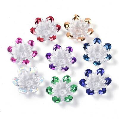Plating Acrylic Bead Caps