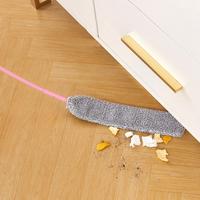 Long Handle Design Cleaning Broom, 1 Count Crevice Dust Cleaning Brush, Household Dust Sweeping Mop Cleaning Tool for Bedside...