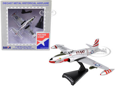 Lockheed F-80 Shooting Star Fighter Aircraft Evil Eye Fleagle - Miss Barbara Ann United States Air Force 1/96 Diecast Model A...