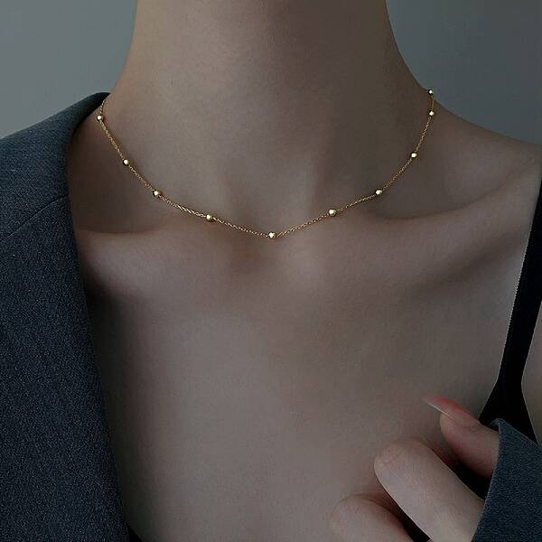 304 Stainless Steel Satellite Chains Necklaces for Women