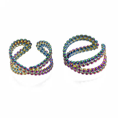 Criss Cross Cuff Rings