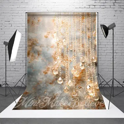 Sparkling Crystals Interior Wall Fine Art Backdrop - Aperturee