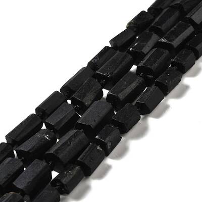 Natural Black Tourmaline Beads Strands