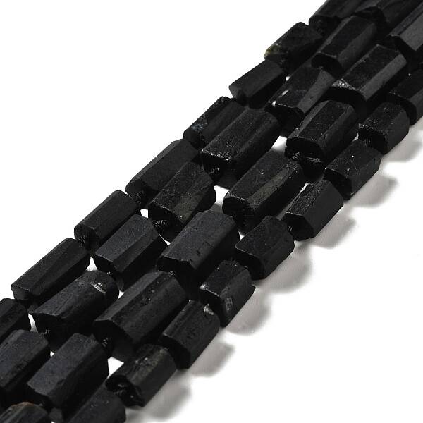 Natural Black Tourmaline Beads Strands