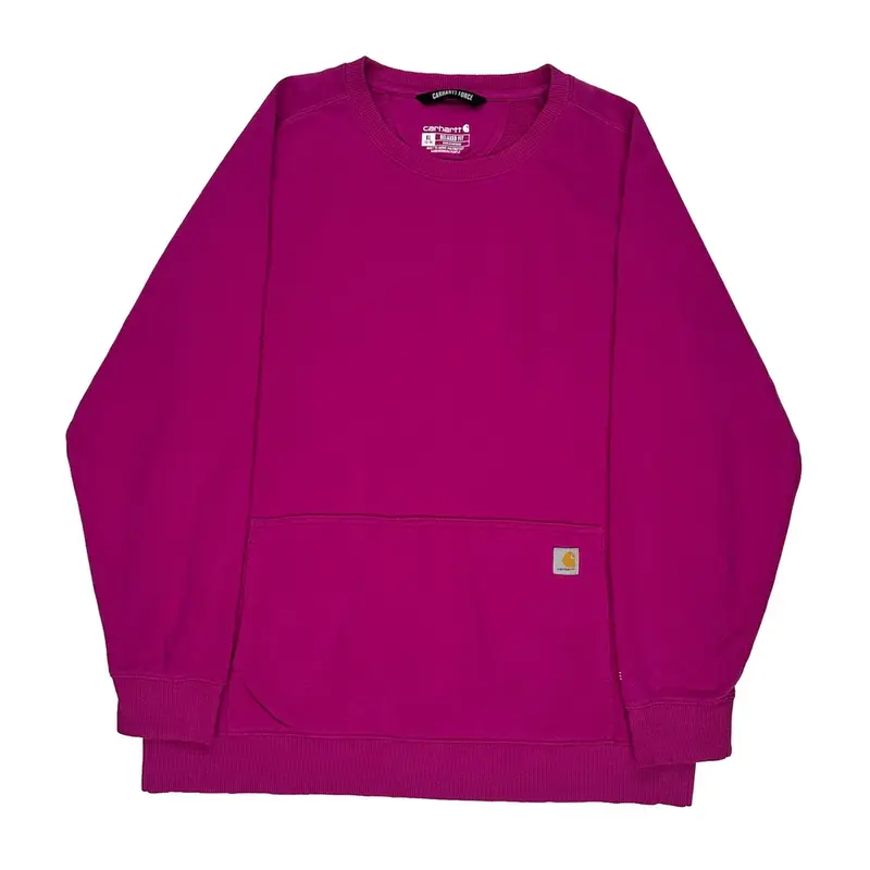 Carhartt Sweatshirt - XL Pink Cotton Blend | Size: x-large