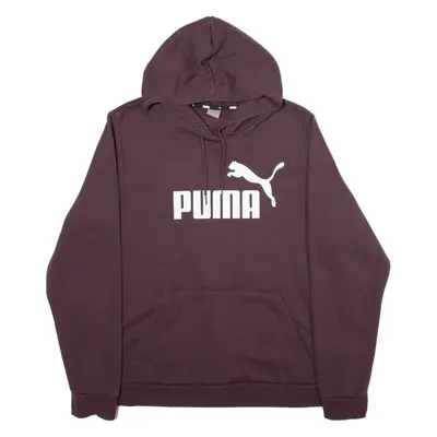 PUMA Mens Maroon Hoodie 2XL