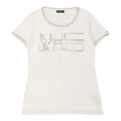 Napapijri Graphic T-Shirt - XL White Cotton | Size: x-large