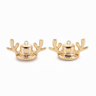 Brass Peg Bails Pendants