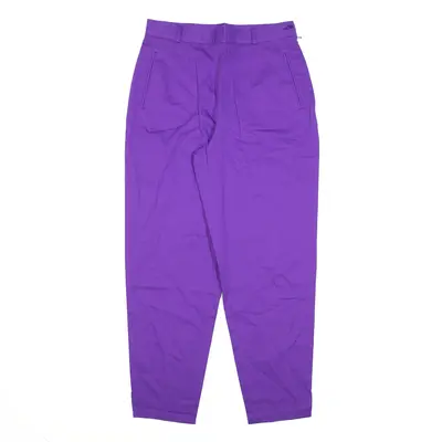 SCHILD Purple Regular Mom Trousers Womens W27 L26