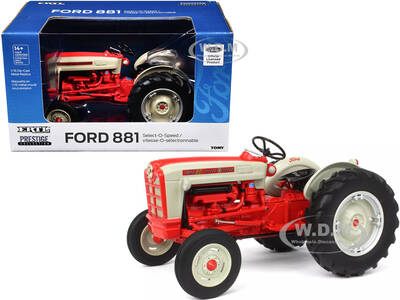Ford 881 Select-O-Speed Tractor Red and Beige \