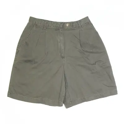 WHITE STAG Green 90s Regular Chino Shorts Womens S W27