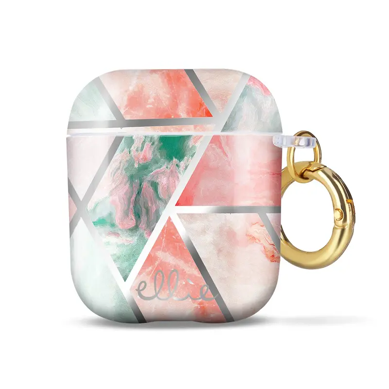 Ellielosangeles Peachy Green AirPods Case