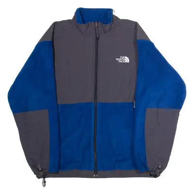 THE NORTH FACE Boys Fleece Jacket Blue Colourblock XL
