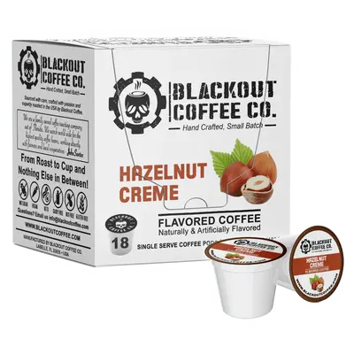 Hazelnut Creme Flavored Coffee Pods 18CT - Gift for Coffee Lover
