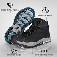 【Made in CN] CC-Los Women's Hiking Boots Waterproof Outdoor Trekking Camping Trail Hiking Shoes
