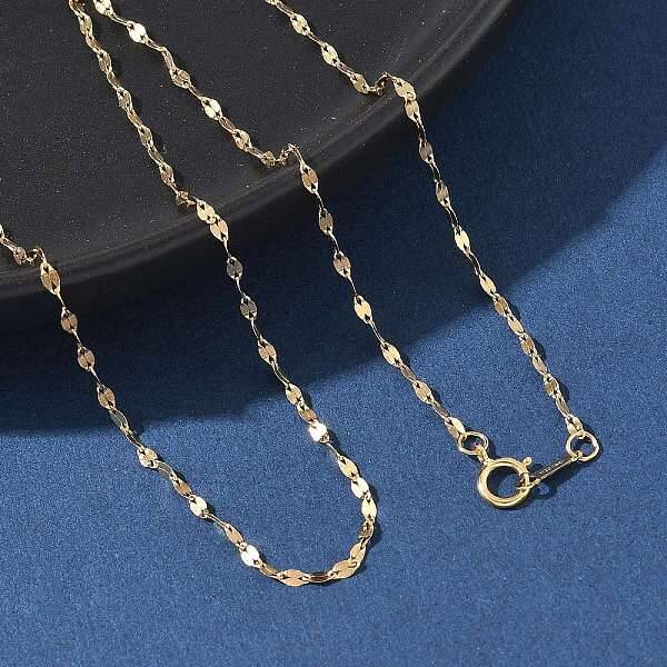 Brass Dapped Chain Necklaces for Women Men