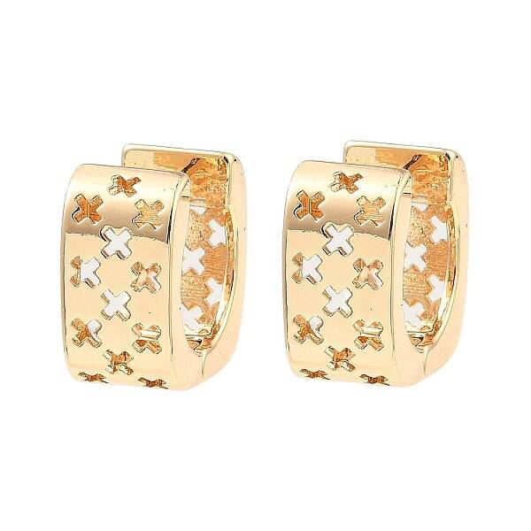 Brass Hoop Earrings