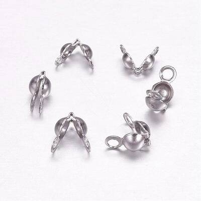 Tarnish Resistant 304 Stainless Steel Bead Tips