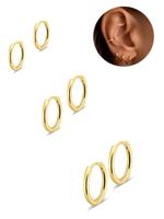 Simple Hoop Earrings, Stainless Steel Hoop Earrings, Fashion Jewelry for Party, Daily Clothing Decor, Trendy All-match & Exqu...