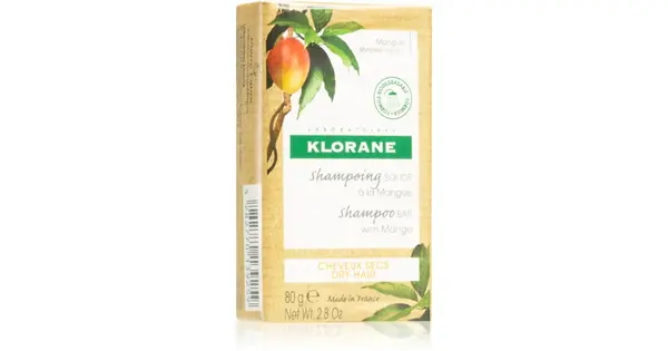Klorane Mango Butter Solid Shampoo Nutrition 80g
